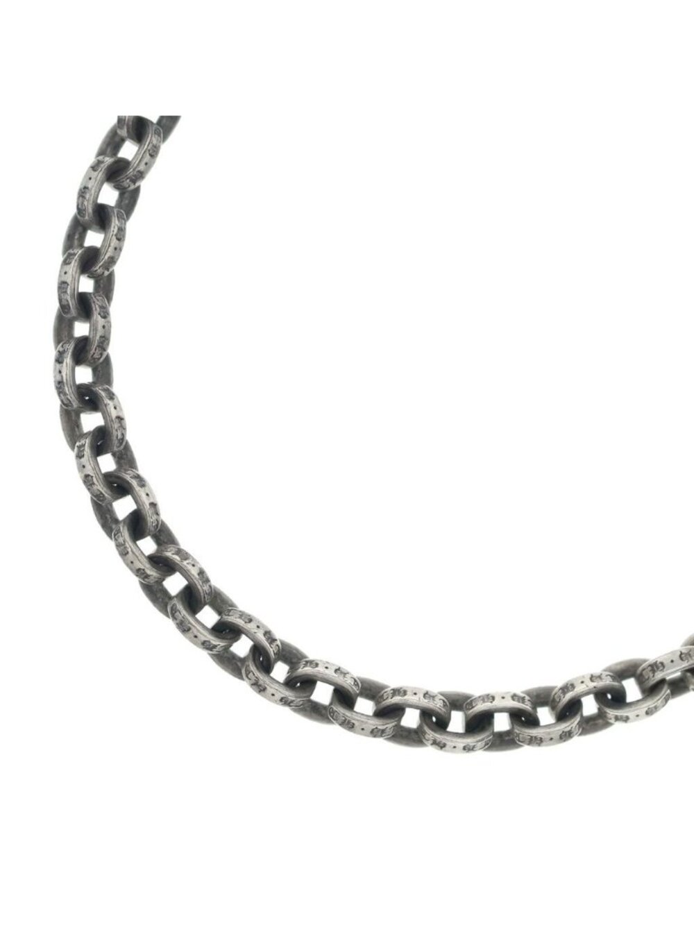 Chrome Hearts Paper Chain 20 Necklace Silver